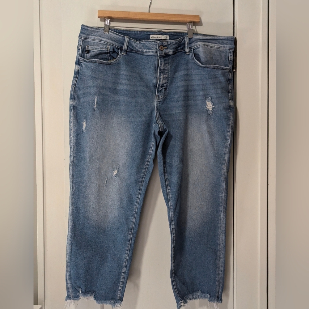 Light Blue Distressed Jeans